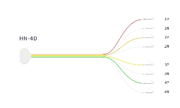 곡선 바늘 전극 HN-4D