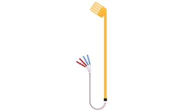 플렉스 접착성 후두 전극